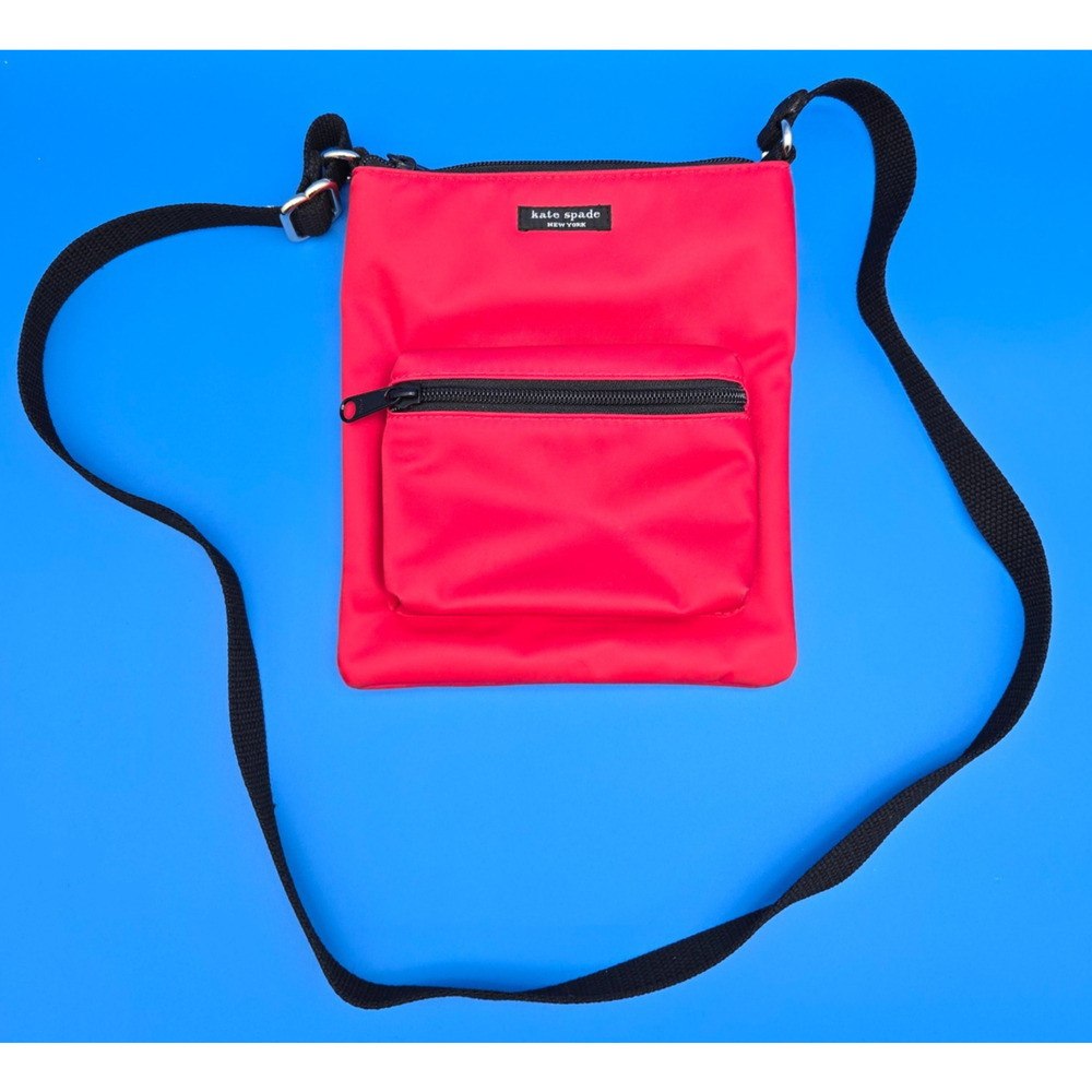 Kate Spade Thomas Anniversary Red Nylon Crossbody Bag Adjustable Strap